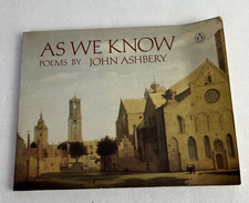 John ASHBERY / As We Know 1st Edition 1979