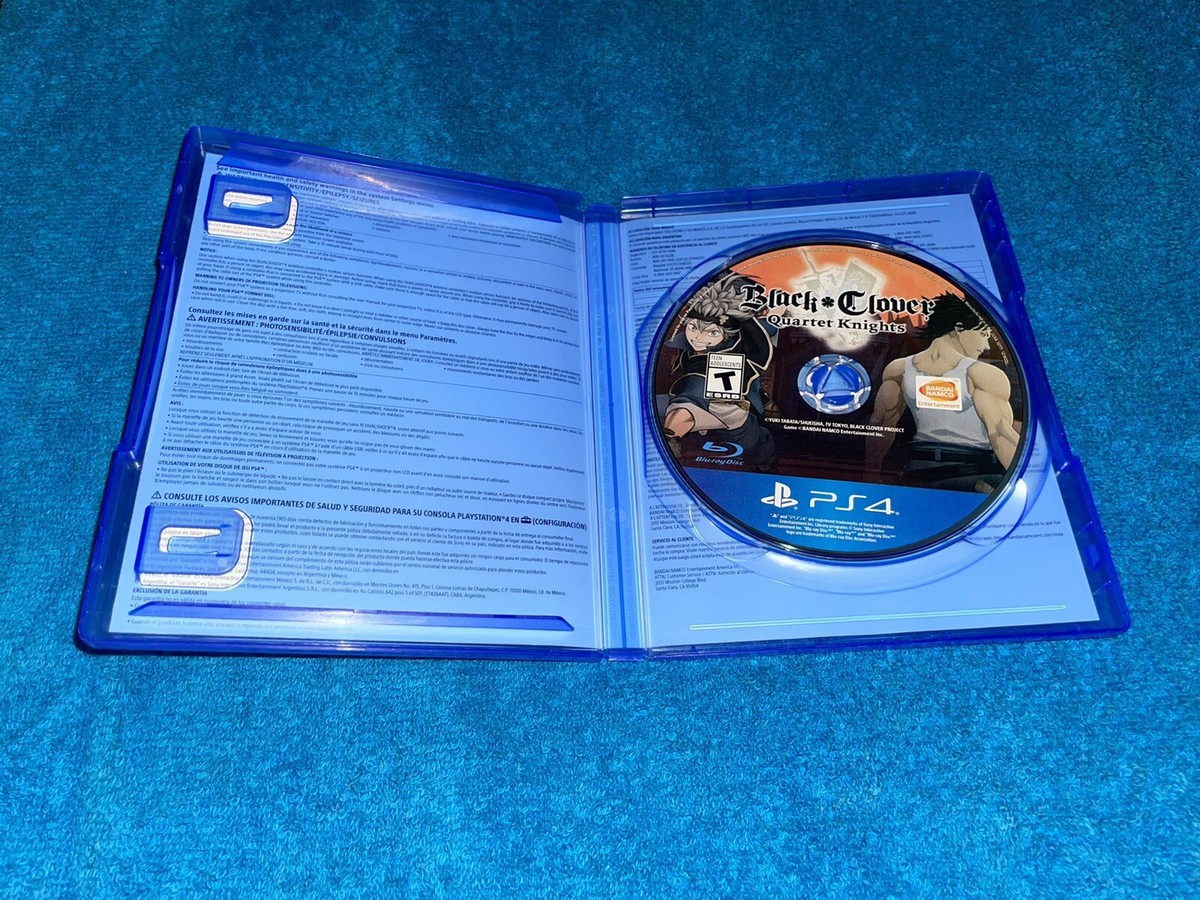 Black Clover: Quartet Knights (Sony PlayStation 4, 2018