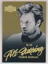 2022-23 Upper Deck Metal Universe All Starring Gold Frederik Anderson 22/50