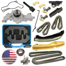 Timing Chain Kit Water Pump Tool For Ford Police Interceptor Base Utility 3.7L