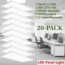 2x4 FT LED Flat Panel Light, 75W Drop Ceiling Lights, 5000K Flat Backlit Fixture