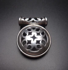 Sterling Silver 925 Necklace Pendant Slide