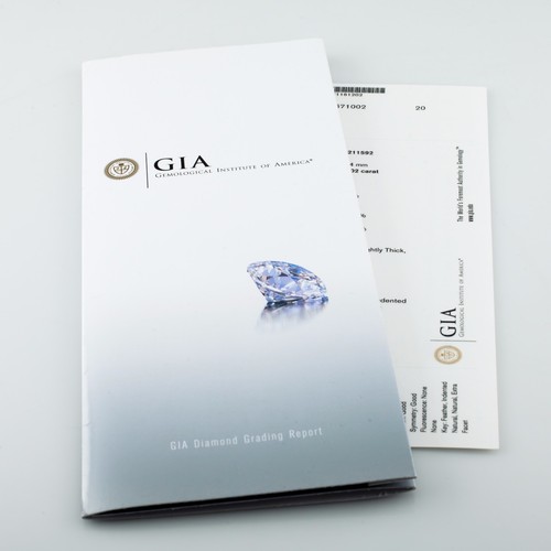 1.02 Carat Loose H / VS1 Round Brilliant Cut Diamond GIA Certified - Picture 3 of 8