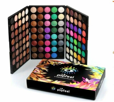 120 Farben Lidschatten Lidschatten Palette Makeup Make Up Set Profi Box