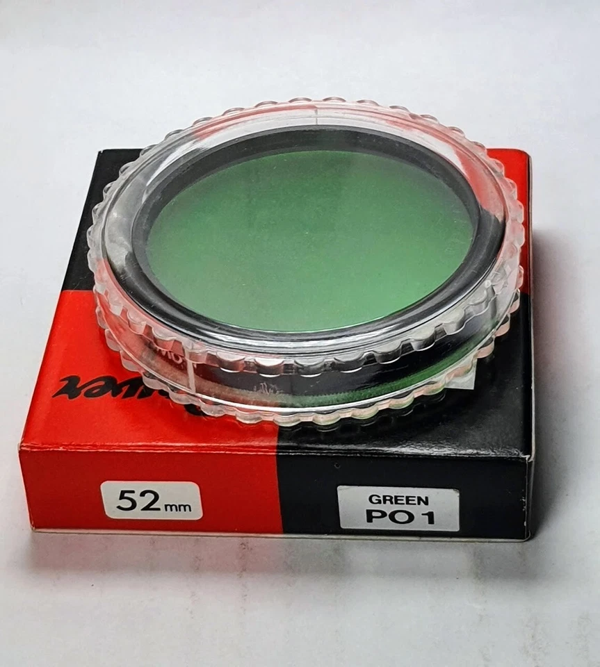 52mm Green P01 #P01 P0-1 P1 Glass Lens Filter Made in Japan 52 mm Bower PO1 - Image 2 of 4