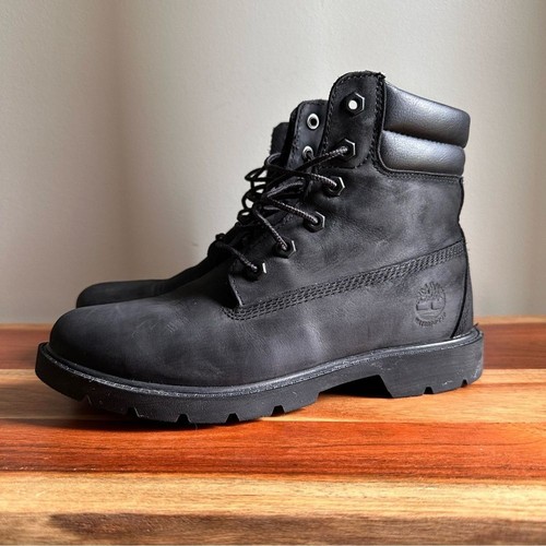 Timberland Linden Woods Black Waterproof Leather Boots Women’s Size 7.5 Lug Sole - Picture 9 of 15