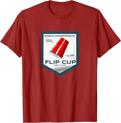 Retro Flip Cup World Championship T-Shirt *NEW 10 Colors* - Picture 10 of 11