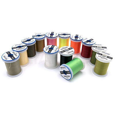 VEEVUS 12/0 THREAD - Fly Tying & Jig Material Spool Thin - 13 Colors Available!