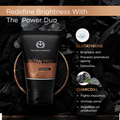 The Man Company Glow Pro Instant Glow Face Wash (100ml) f s