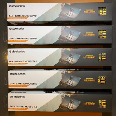 Limited Edition SteelSeries QCK+ PUBG Miramar Edition Gaming Mouse Pad - NIB