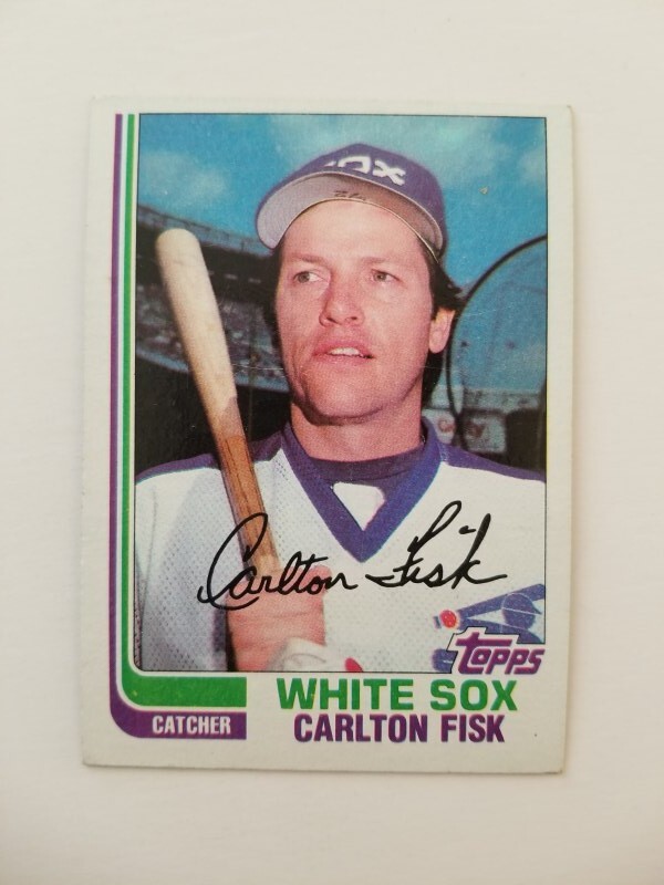 CARLTON FISK 1982 TOPPS BASEBALL CARD #110 CHICAGO WHITE SOX | eBay