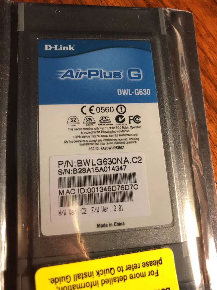 D-Link AirPlus G DWL-G630 Wireless-Wi-Fi - Image 3 of 4