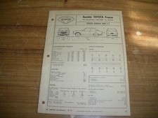 Revue technique Toyota COROLLA
