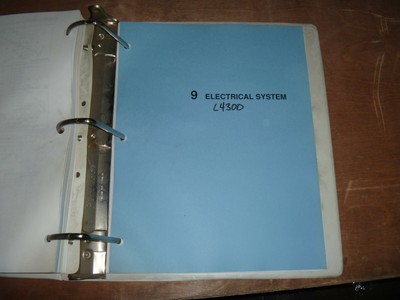 Kubota L4300 Tractor Electrical Wiring Diagram Manual | eBay