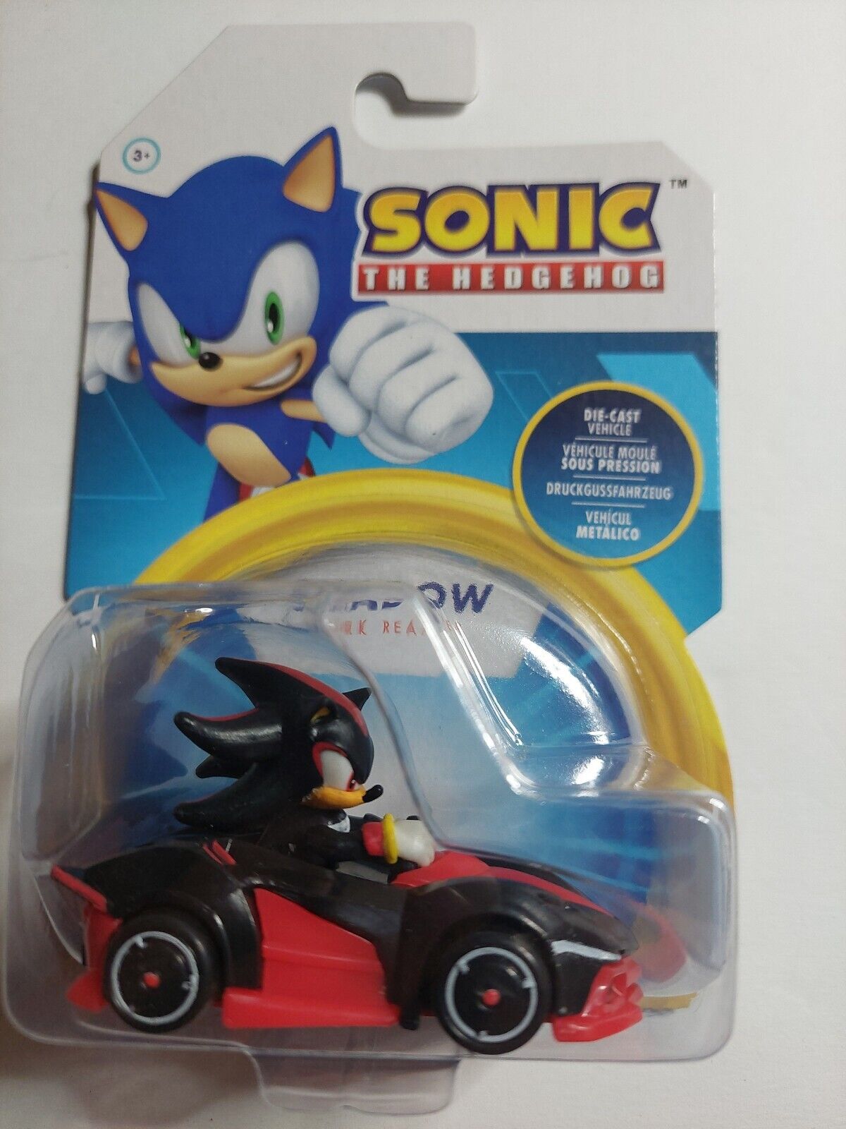 Sonic the Hedgehog Toy Vehicles, Speed Star, Shadow-Dark Reaper, Silver  Lightron