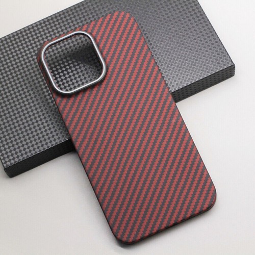 Genuine Carbon Fiber Case For iPhone 14 Pro Max 14 Plus Metal Lens Camera Cover - Picture 74 of 103