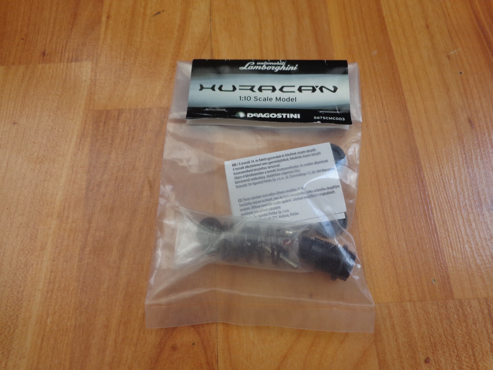 Build the RC Lamborghini Huracan Car #41 Rear Shock Absorber Parts by DeAgostini