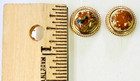 QVC 14K Yellow Gold Plated Sterling Silver Opaque Jasper Cabochon Stud Earrings — photo 4