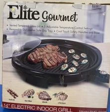 Elite Gourmet EMG 980b Maxi Matic 14 Inch Black Box Has Damage (See Photos)