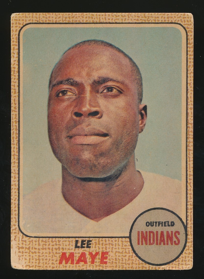 1968 VENEZUELAN TOPPS #94 LEE MAYE CLEVELAND INDIANS G+
