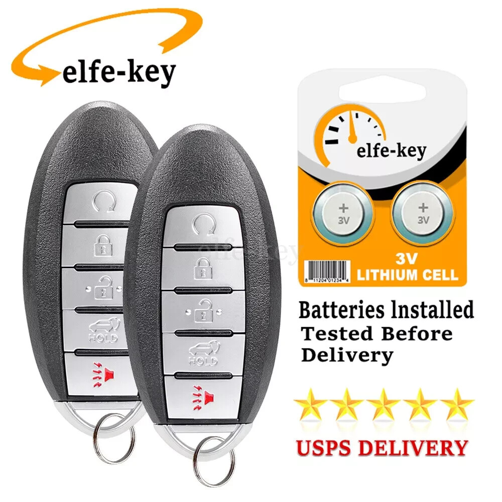 2 Remote Car Key Fob Replacement For 2017 2018 2019 Nissan Rouge SUV S180144110