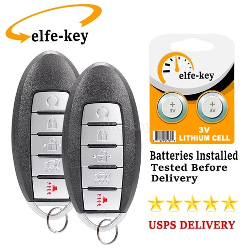 2 Remote Car Key Fob Replacement For 2017 2018 2019 Nissan Rouge SUV S180144110