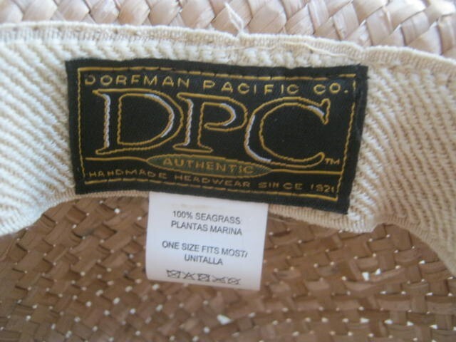 Dorfman Pacific Co DPC Authentic Handmade Headwear, 100% Seagrass Cowboy Hat