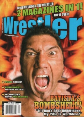The Wrestler Inside Wrestling Vol. 19 2008 Batista CM Punk Cena Hardy 032619DBE