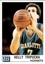 1990 NBA Panini Basketball Figure #122 Kelly Tripucka