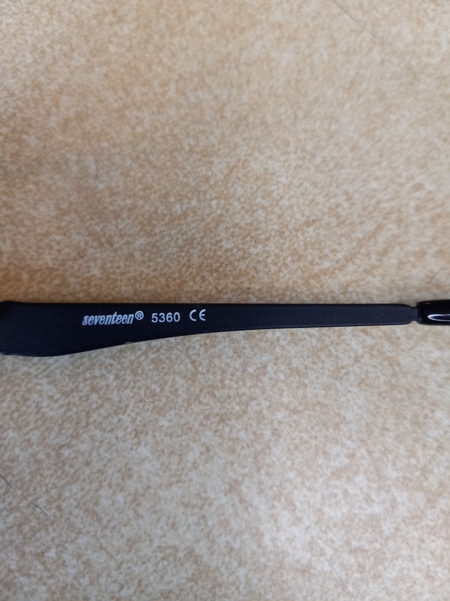SEVENTEEN - ゆー Seventeen 5360 Eyeglasses Frames 49-18-135 Black w/ Purple