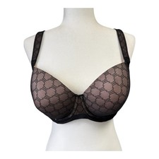 Soma Stunning Support Geo Lace Full Coverage Bra 36 DD Underwire
