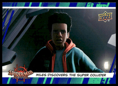 Miles Discovers The Super Collider 2022 UD Spider-Man: Into The Spider-Verse #21