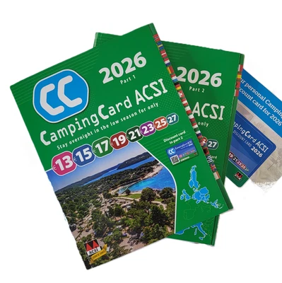 ACSI Card 2026 English Books + Camping Card Discount