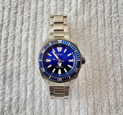 #ad Seiko Prospex Special Edition 4R35 01X0 Automatic Diver Watch Steel Blue Air $348.99