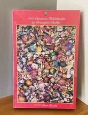 Vintage Christopher Radko 1996 Christmas Kaleidoscope Sealed 1000 Pieces Puzzle
