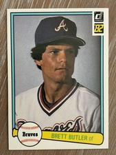 1982 Donruss Brett Butler (RC) Atlanta Braves Rookie Baseball Card #275