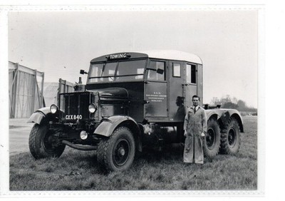 Coachbuilder's photograph of Road Research Laboratory tow truck (C97572)