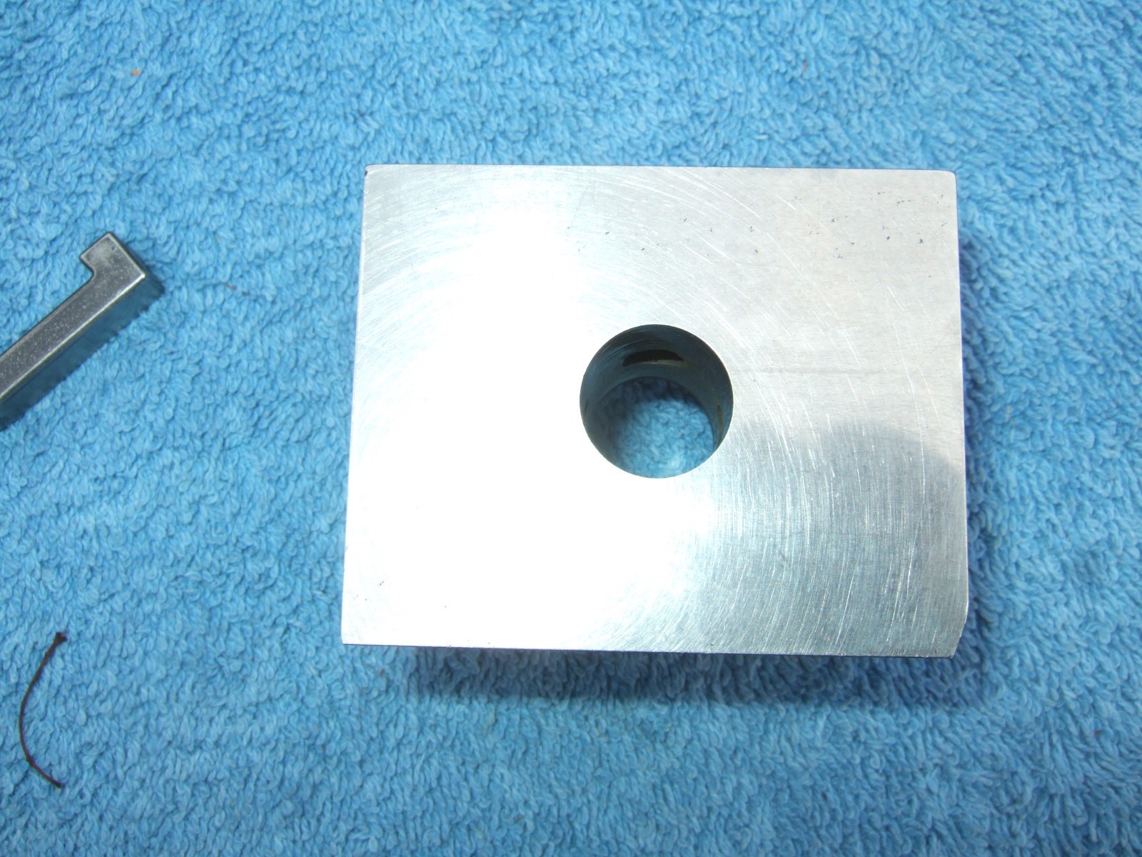 V BLOCK W/HARIG #1CLAMP USED TOOLMAKER MACHINIST MADE CLEAN VINTAGE OLD TOOLING