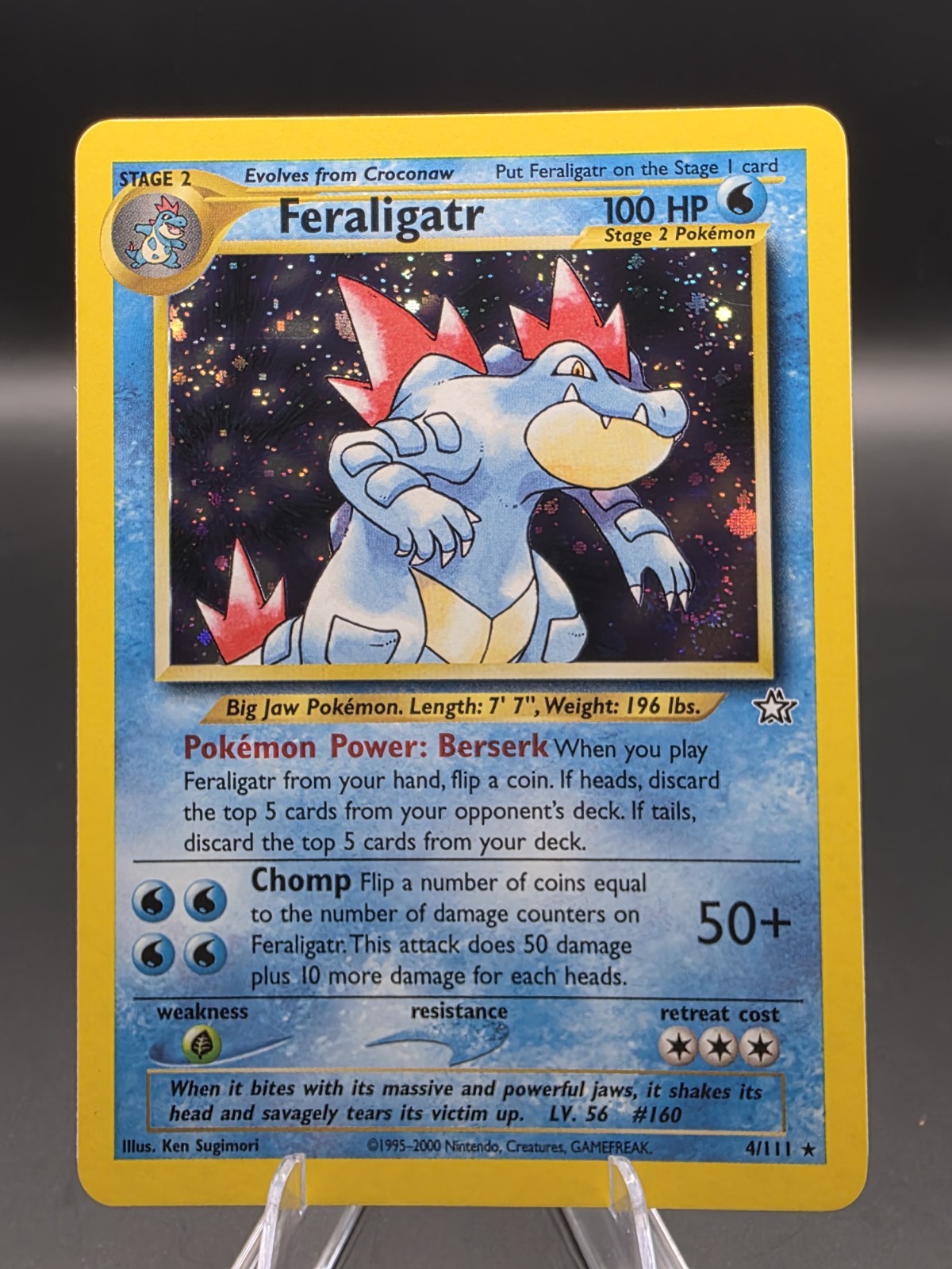 Feraligatr 4/111 Neo Genesis Holo