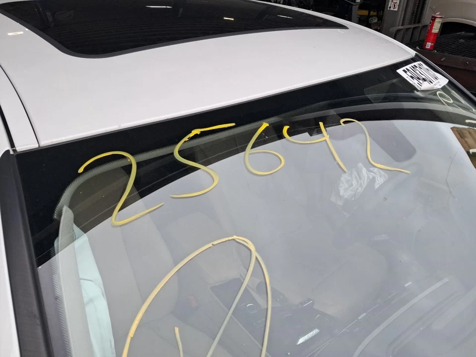 2015 BMW 328I Left Rear Door Panel Trim Tan Used OEM 417874 98000 Miles - Image 3 of 4