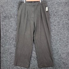 Old Navy Taylor Wide Leg Trouser Extra High Rise Brown Pleated Pants XL NWT