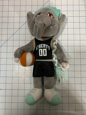 New York Liberty Ellie the Elephant Mascot Plush WNBA #00 Barclays Exclusive