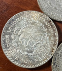 Mexico 1 peso (5 in this lot Mixed grades) 5 different dates — photo 2