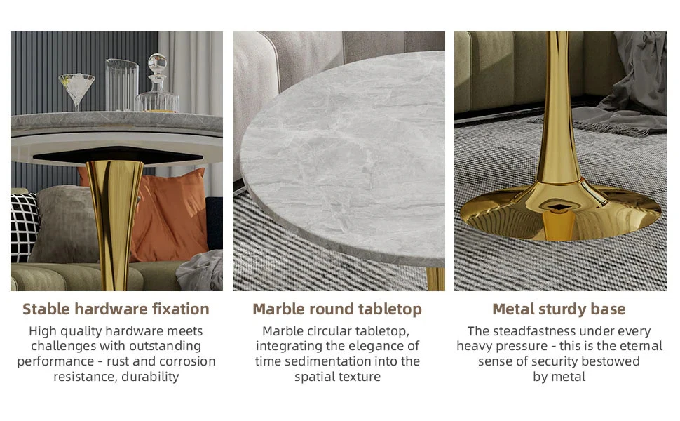 gold coffee table