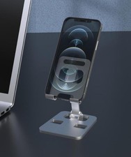 Foldable Stand Holder Adjustable Metal Desk Tabletop Phone iPad Tablet Universal