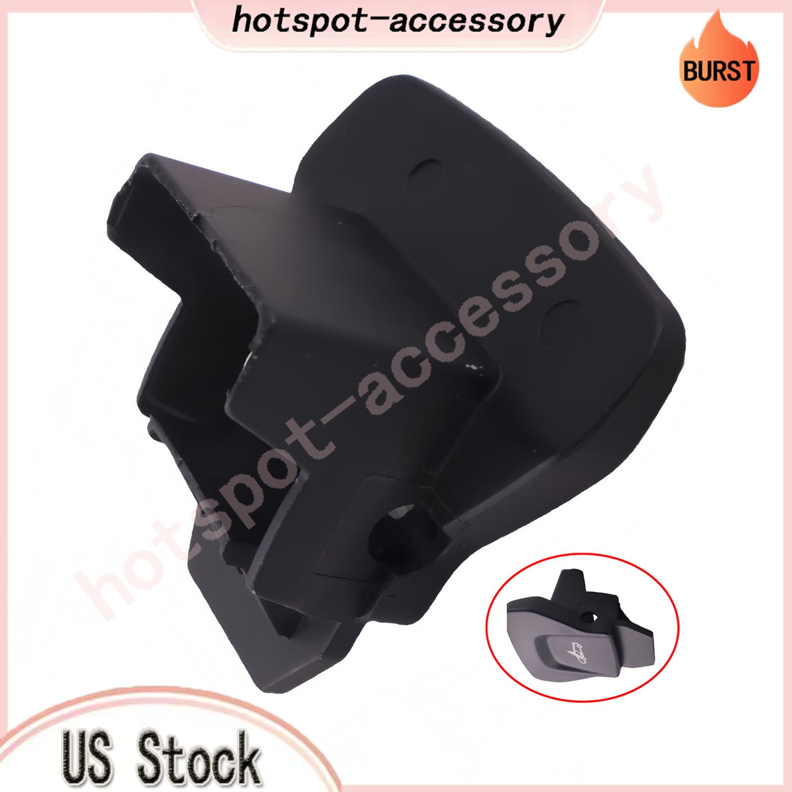 NEW Black Right Side Door Control Switch Button 13M0434CP Fit McLaren 570S 600LT