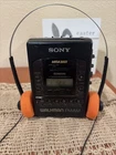 Sony Walkman Cassette WM-F2085 Black Vintage 90s AM/FM Radio New Belt work great