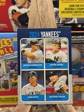 Yankees - 2024 Topps Heritage 1975 Team Quad #75TQ-3  - Baseball -NM- Free Ship