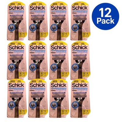 Schick Hydro Ultimate Comfort Disposable Razors with Japanese Rice Bran Oil
