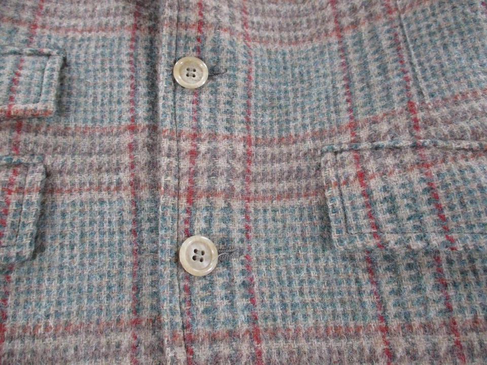 Blazer Abrigo Deportivo Vintage Polo Ralph Lauren Niños 18 Tweed Codo Parches Años 70 Foto 3 de 4